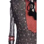 Klassische Bluse von cecilie copenhagen, in der Farbe Schwarz, andere Perspektive, Vorschaubild