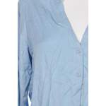 Klassische Bluse von NU-IN, in der Farbe Blau, aus Viskose, andere Perspektive, Vorschaubild