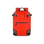 Laptoprucksack von Piquadro, in der Farbe Rot, aus Pet, andere Perspektive, Vorschaubild