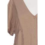 Klassische Bluse von Pull & Bear, in der Farbe Beige, aus Baumwolle, andere Perspektive, Vorschaubild