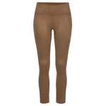 Leggings von Lascana, in der Farbe Braun, aus Polyester, andere Perspektive, Vorschaubild