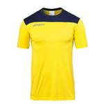 T-Shirt von uhlsport, in der Farbe Gelb, aus Polyester, andere Perspektive, Vorschaubild