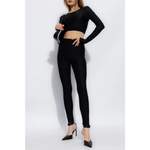 Leggings von Versace Jeans Couture, in der Farbe Schwarz, andere Perspektive, Vorschaubild
