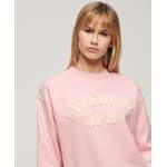 Sweatshirt von Superdry, in der Farbe Rosa, andere Perspektive, Vorschaubild