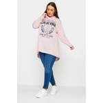 Hoodie von Yours, in der Farbe Rosa, andere Perspektive, Vorschaubild