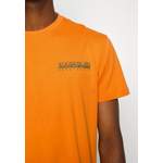 T-Shirt von Napapijri, in der Farbe Orange, andere Perspektive, Vorschaubild