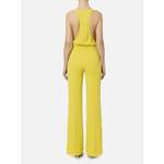 Jumpsuit von Elisabetta Franchi, in der Farbe Gelb, aus Polyester, andere Perspektive, Vorschaubild