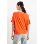 T-Shirt von C&A, in der Farbe Orange, aus Elasthan, andere Perspektive, Vorschaubild