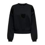 Sweatshirt von Only, in der Farbe Schwarz, andere Perspektive, Vorschaubild