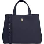 Henkeltasche von Tommy Hilfiger, in der Farbe Blau, aus Polyurethan, andere Perspektive, Vorschaubild