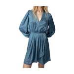 Kleid von Zadig & Voltaire, in der Farbe Blau, aus Polyester, andere Perspektive, Vorschaubild