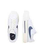 Hallenschuhe von Nike Sportswear, in der Farbe Weiss, aus Kunststoff, andere Perspektive, Vorschaubild