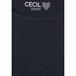 Tanktop von cecil, in der Farbe Blau, aus Jersey, andere Perspektive, Vorschaubild