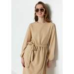 Maxikleid von Trendyol Modest, in der Farbe Beige, andere Perspektive, Vorschaubild