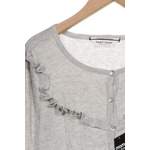 Strickjacke von Naf Naf, in der Farbe Grau, aus Baumwolle, andere Perspektive, Vorschaubild