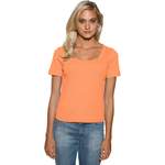 T-Shirt von heine, in der Farbe Orange, aus Baumwolle, andere Perspektive, Vorschaubild