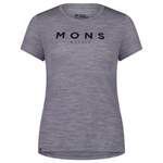 T-Shirt von Mons Royale, in der Farbe Grau, aus Elasthan, Vorschaubild