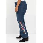 Bootcut-Jeans von sheego by Joe Browns, in der Farbe Blau, aus Polyester, andere Perspektive, Vorschaubild