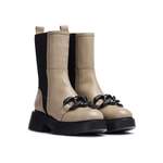 Sonstige Stiefelette von Wonders, in der Farbe Beige, aus Leder, andere Perspektive, Vorschaubild