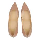 High Heel Pump von Christian Louboutin, in der Farbe Beige, aus Leder, andere Perspektive, Vorschaubild