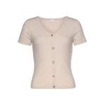 T-Shirt von Lascana, in der Farbe Beige, aus Polyester, andere Perspektive, Vorschaubild