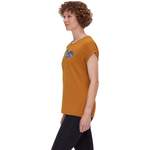 T-Shirt von mammut, in der Farbe Orange, aus Polyester, andere Perspektive, Vorschaubild