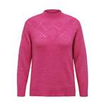 Rollkragenpullover von ONLY Carmakoma, in der Farbe Rosa, andere Perspektive, Vorschaubild