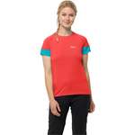 Funktionsshirt von Jack Wolfskin, in der Farbe Rot, aus Polyester, andere Perspektive, Vorschaubild