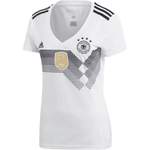 Fußballtrikot von Adidas, in der Farbe Weiss, aus Polyester, Vorschaubild