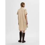 Kleid von Selected Femme, in der Farbe Beige, aus Baumwolle, andere Perspektive, Vorschaubild