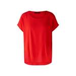 T-Shirt von Oui, in der Farbe Rot, aus Viskose, andere Perspektive, Vorschaubild
