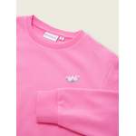 Sweatshirt von Tom Tailor, in der Farbe Rosa, aus Baumwolle, andere Perspektive, Vorschaubild