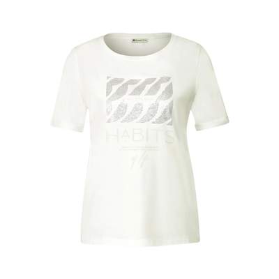 Viskose, Farbe One T-Shirt aus Preisvergleich Damen A320076, 40, in Weiss, Street Größe | für GTIN: 4063056174282 Ladendirekt der