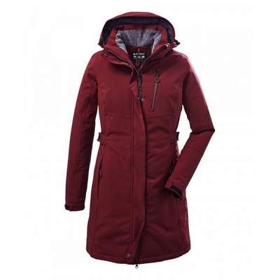 44, aus 165 für in Ladendirekt 4061393838065 KOW Preisvergleich Mantel Farbe Polyester, Größe der Damen PRK, WMN | Rot, GTIN: