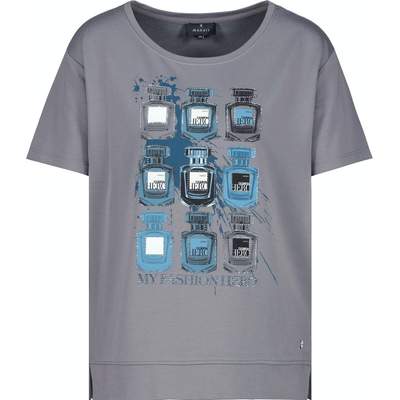 42, aus Farbe Ladendirekt MONARI für Shirt V-Kragen Grau, in WC 4052269654391 Preisvergleich GTIN: T-Shirt | der Elasthan,