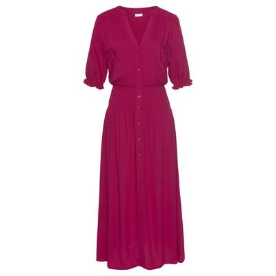 Preisvergleich für BUFFALO Sommerkleid aus Viskose, 8682512002677 | GTIN: 36, rose-schwarz-bedruckt Ladendirekt Gr.36, Damen Größe