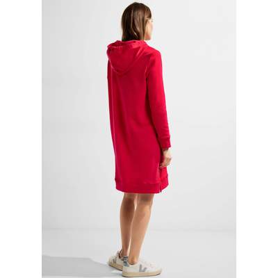 Preisvergleich für Cecil Sweatkleid, GTIN: Baumwolle, aus Farbe Kapuze, der mit | Ladendirekt in Rot, 4063044777389