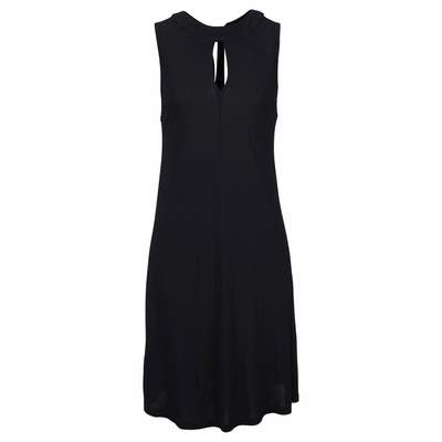 Preisvergleich für LASCANA Viskose, creme-schwarz | bedruckt Mehrfarbig, aus Größe Farbe Ladendirekt Jerseykleid in 38 Damen der Gr.38