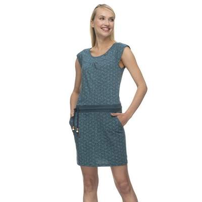Preisvergleich für | Ragwear Kleid, aus Farbe der Ladendirekt Baumwolle Ragwear Türkis, Print W in Penellope Damen Sommerkleid