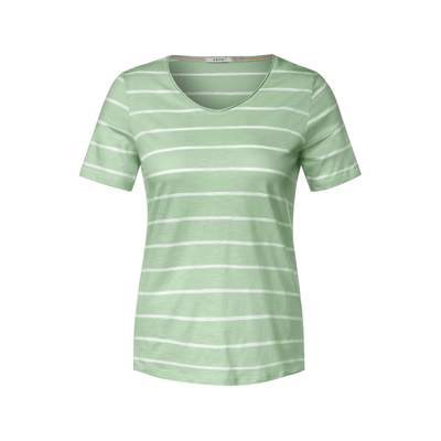 Polyester, Shirt Arm cool | aus Preisvergleich Cecil Ladendirekt GTIN: 3/4 für 4063044691449 pink, Ottoman