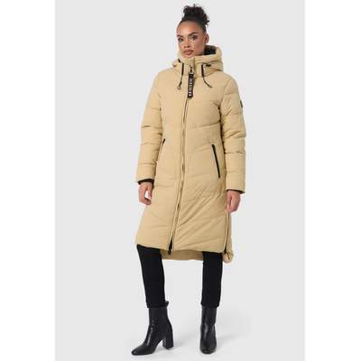Preisvergleich für Marikoo Winterjacke Benikoo, langer Winter Mantel  gesteppt, in der Farbe Beige, aus Nylon, Größe L;M;S;XL;XXL, GTIN:  4062648147024 | Ladendirekt
