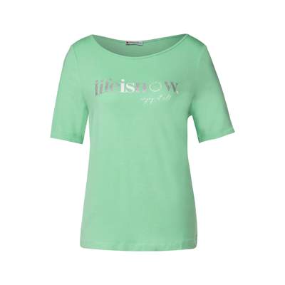 GTIN: Größe 40, Viskose, in Ladendirekt One T-Shirt Damen Weiss, 4063056174282 für aus | der Preisvergleich Farbe Street A320076,