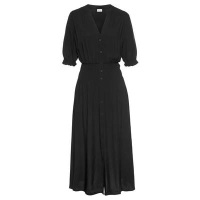 Preisvergleich für BUFFALO Sommerkleid Damen | GTIN: 8682512002677 Ladendirekt Größe Gr.36, 36, aus Viskose, rose-schwarz-bedruckt
