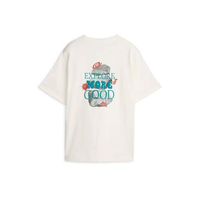 Preisvergleich für PUMA T-Shirt GTIN: Damen, DOWNTOWN Ladendirekt 4099683772416 der Graphic Größe Weiss, in | M, T-Shirt Relaxed Farbe