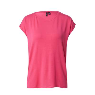 Preisvergleich für Vero Moda Curve | in V-Ausschnitt-Rosa, mit M, 5715367521772 Pink Größe T-Shirt - GTIN: Ladendirekt