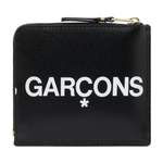 Geldbörse von Comme des Garçons, in der Farbe Schwarz, aus Leder, andere Perspektive, Vorschaubild