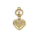 Schlüsselanhänger von Love Moschino, in der Farbe Gold, andere Perspektive, Vorschaubild