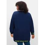 Sweatshirt von sheego loves miss goodlife, in der Farbe Blau, aus Baumwolle, andere Perspektive, Vorschaubild