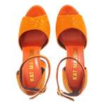 High Heel Pump von Kat Maconie, in der Farbe Orange, aus Leder, andere Perspektive, Vorschaubild