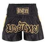 Sportshorts von Benlee Rocky Marciano, in der Farbe Schwarz, aus Satin, andere Perspektive, Vorschaubild